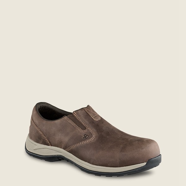 Red Wing Slip-On Mujer Grises Oscuro - Comfortpro - Safety Toe - 813-MBYCJF